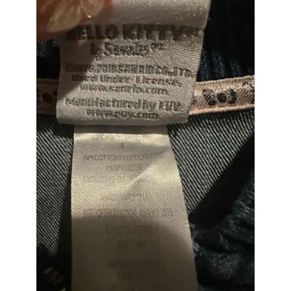 Hello Kitty Girl Jean Jacket Size 5 - Picture 9 of 11